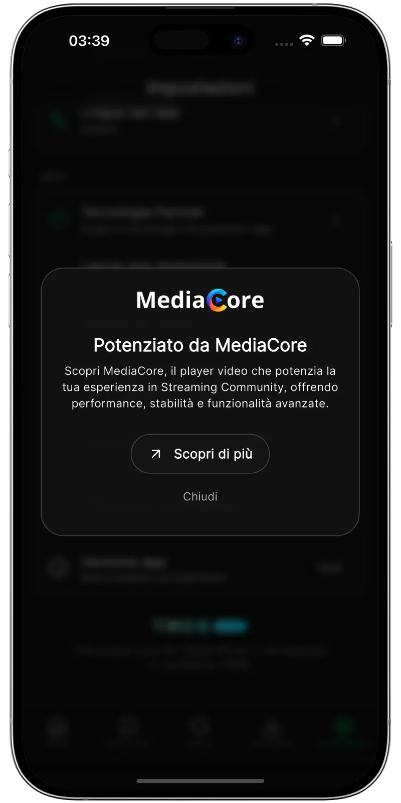 Player video potenziato