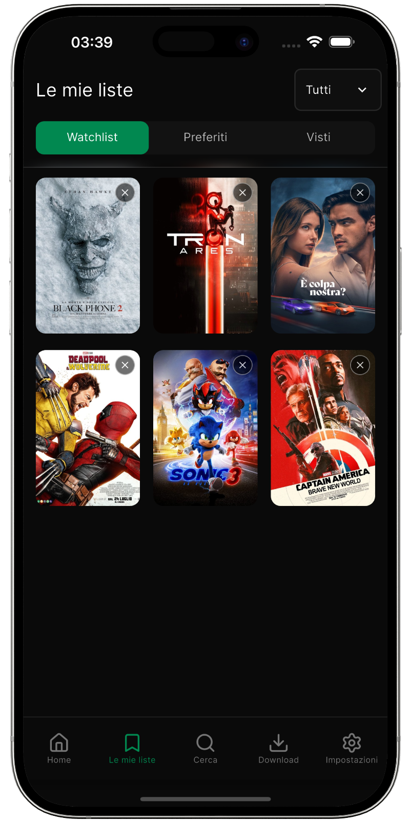 Le tue liste, le tue regole